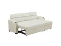 9191 Beige Broaching Storage Sofa Beige Linen