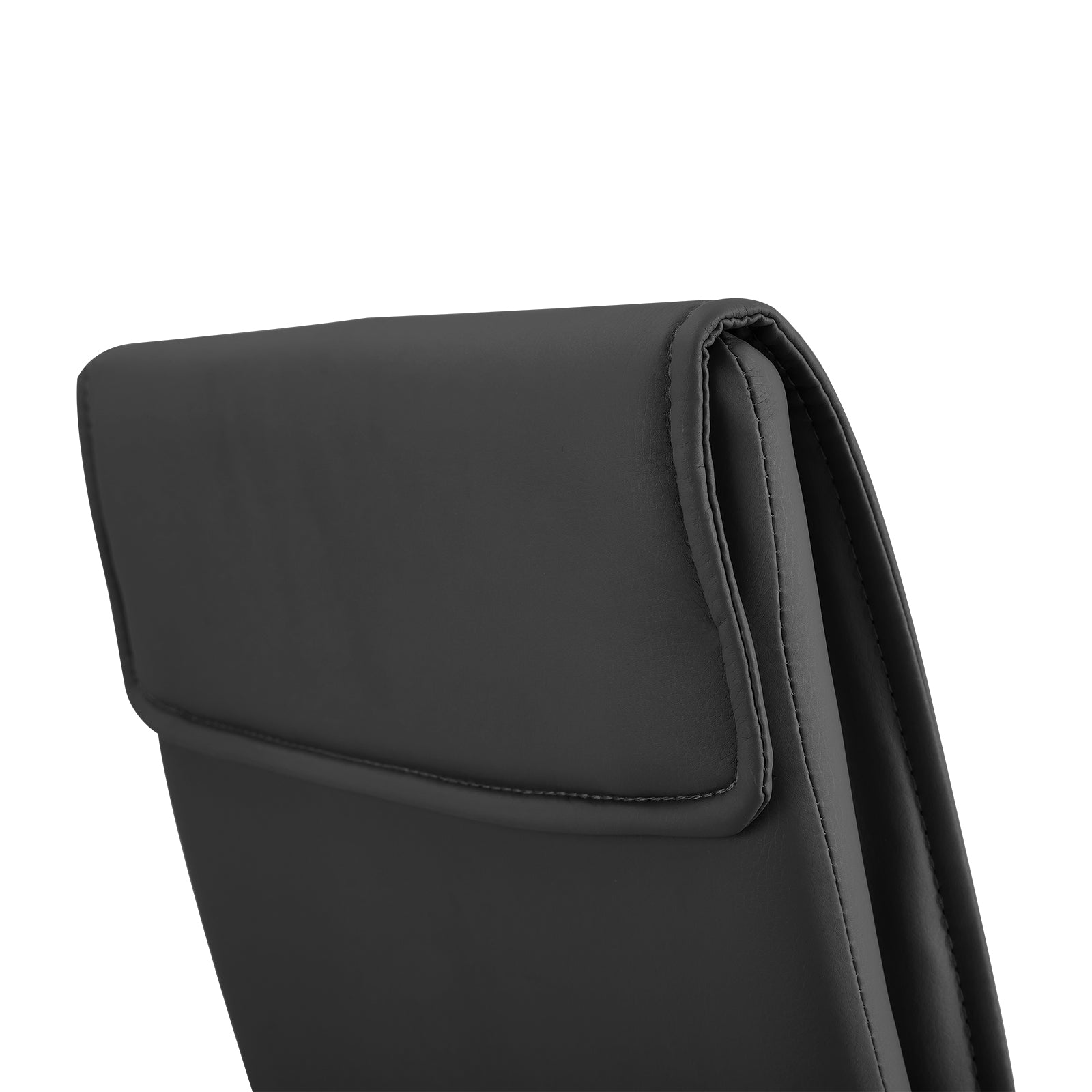 5 Pieces Dining Table Set For 4,Kitchen Room Tempered Glass Dining Table ,4 Faux Leather Chairs ,Black Black Leather