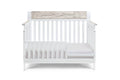 Hayes 4 In 1 Convertible Crib White Natural White Solid Wood