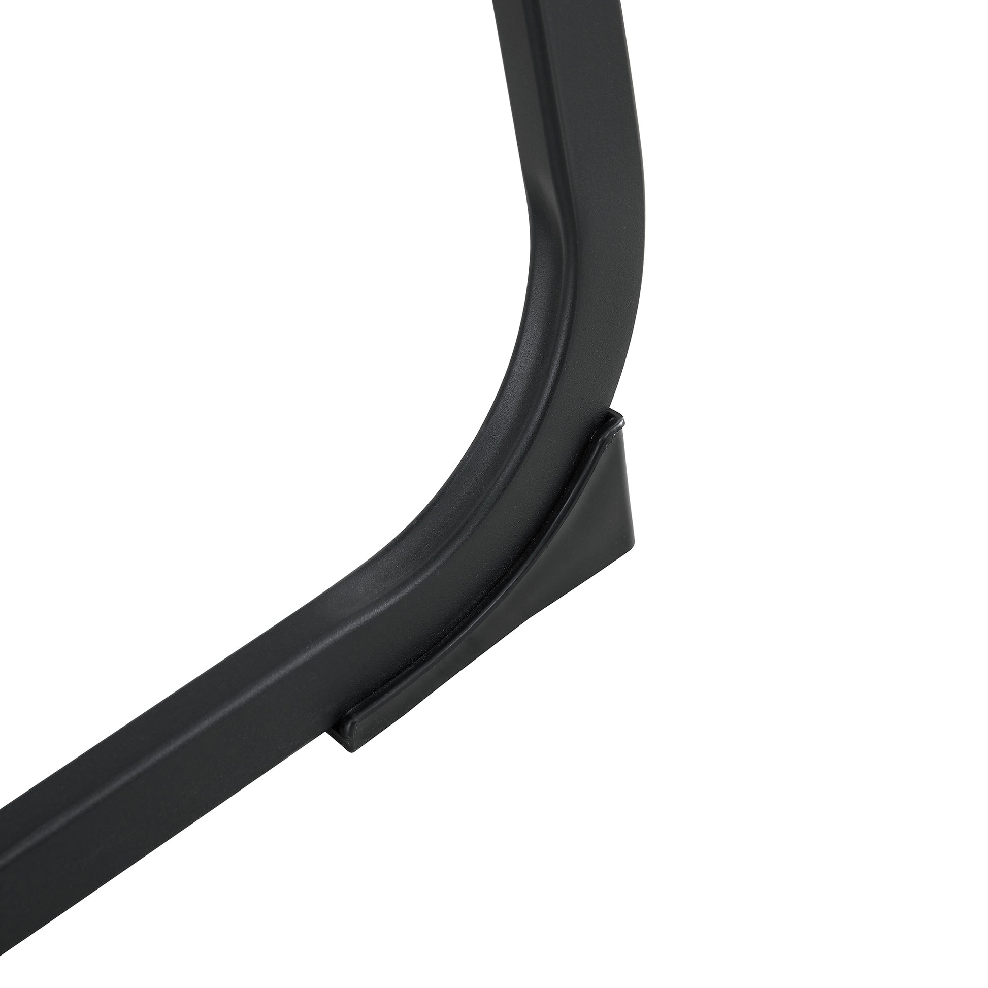 Black Pu Chair Barstool Dining Counter Height Chair Set Of 2 Black Pu