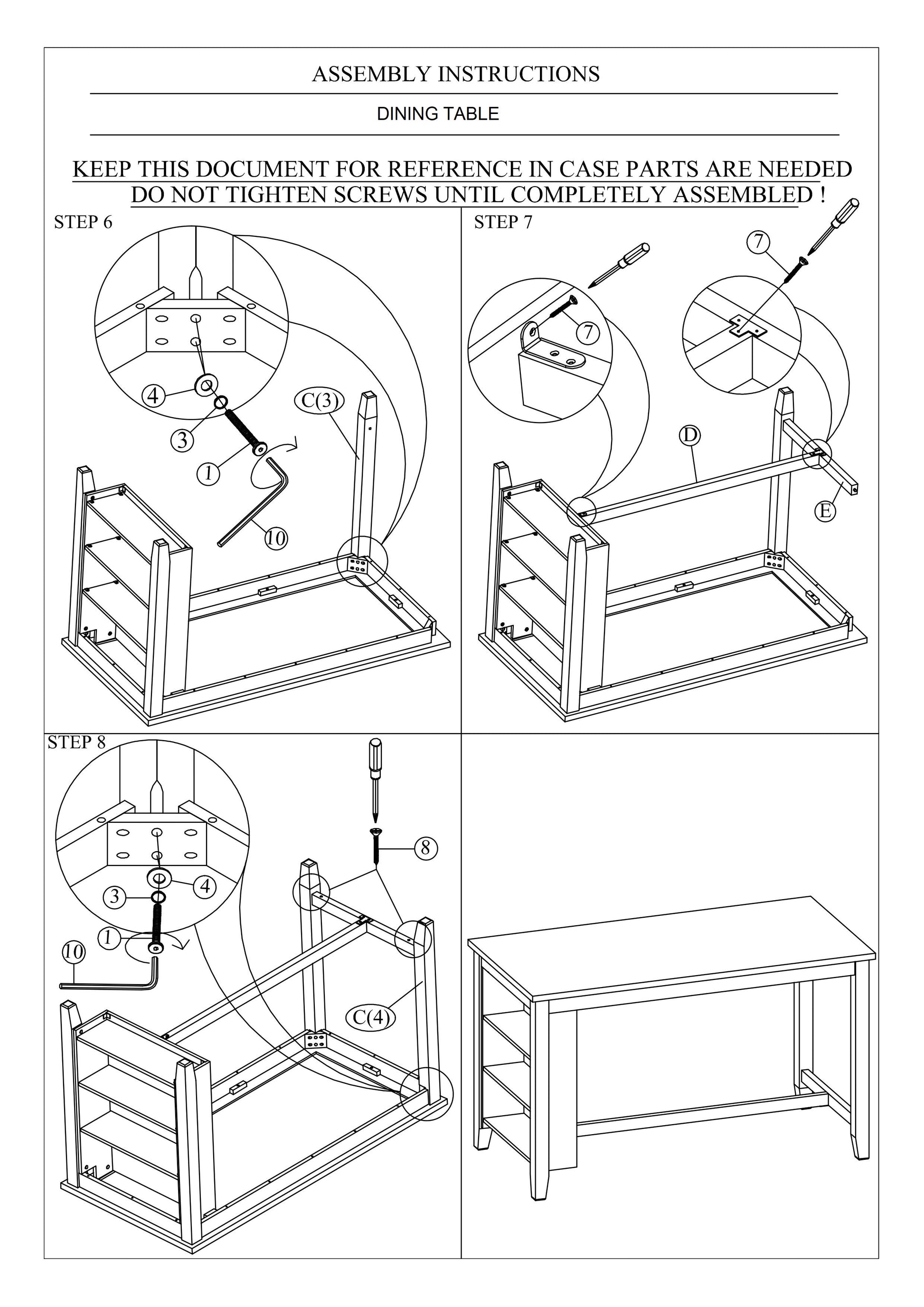 Modern Casual 1Pc Counter Height High Dining Table W Storage Shelves Wooden Kitchen Breakfast Table Dining Room Furniture Off White White Dining Room Classic,Modern Rubberwood Kitchen & Dining Tables Solid Wood