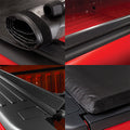 For 99 07 Chevy Silverado Gmc Sierra 6.5Ft Bed Soft Vinyl Roll Up Tonneau Cover Black Aluminum