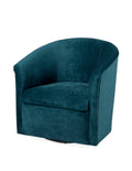 Eden Ocean Swivel Chair Blue Foam Polyester