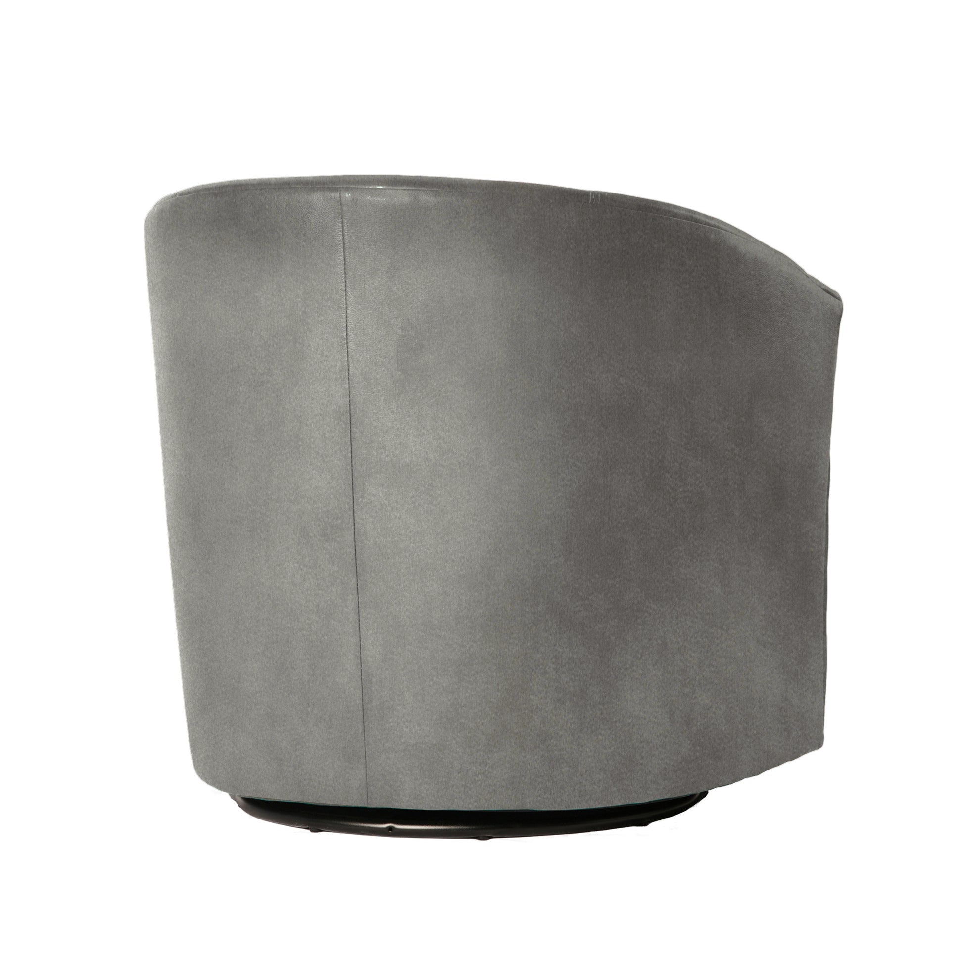 Eden Ash Swivel Chair Grey Foam Polyester