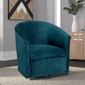 Eden Ocean Swivel Chair Blue Foam Polyester