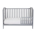Celeste 3 In 1 Convertible Island Crib Light Gray Light Gray Solid Wood