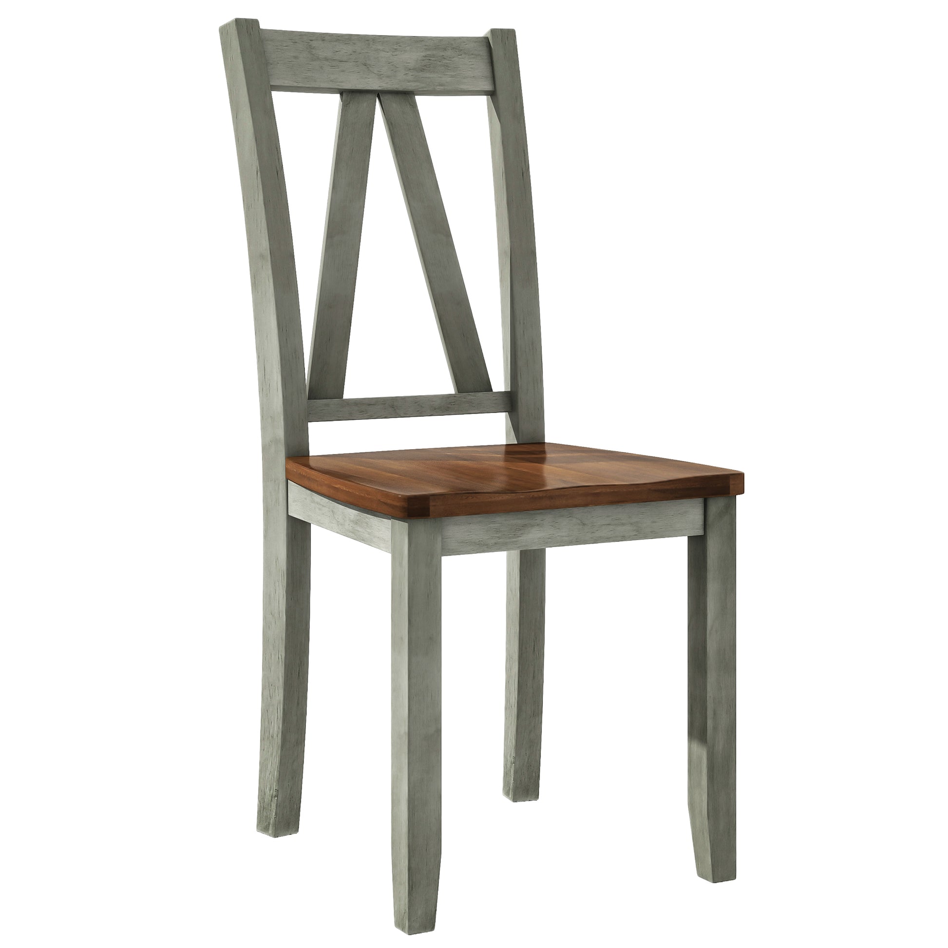 6 Piece Wood Dining Table Set Kitchen Table Set With Long Bench And 4 Dining Chairs, Farmhouse Style, Walnut Gray Gray Wood Dining Room Bench Seating Rubberwood Rectangular Dining Table With Chair And Bench Wood Wood Gray Solid Back Seats 6 60 Inches