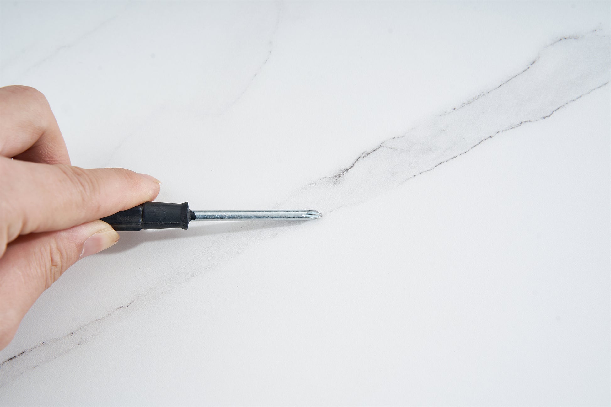 Tulip Dining Table ,32In Round, White, Mable Black, 1Pc Per Ctn White White Desk And Chair Set Round Kitchen & Dining Tables Mdf