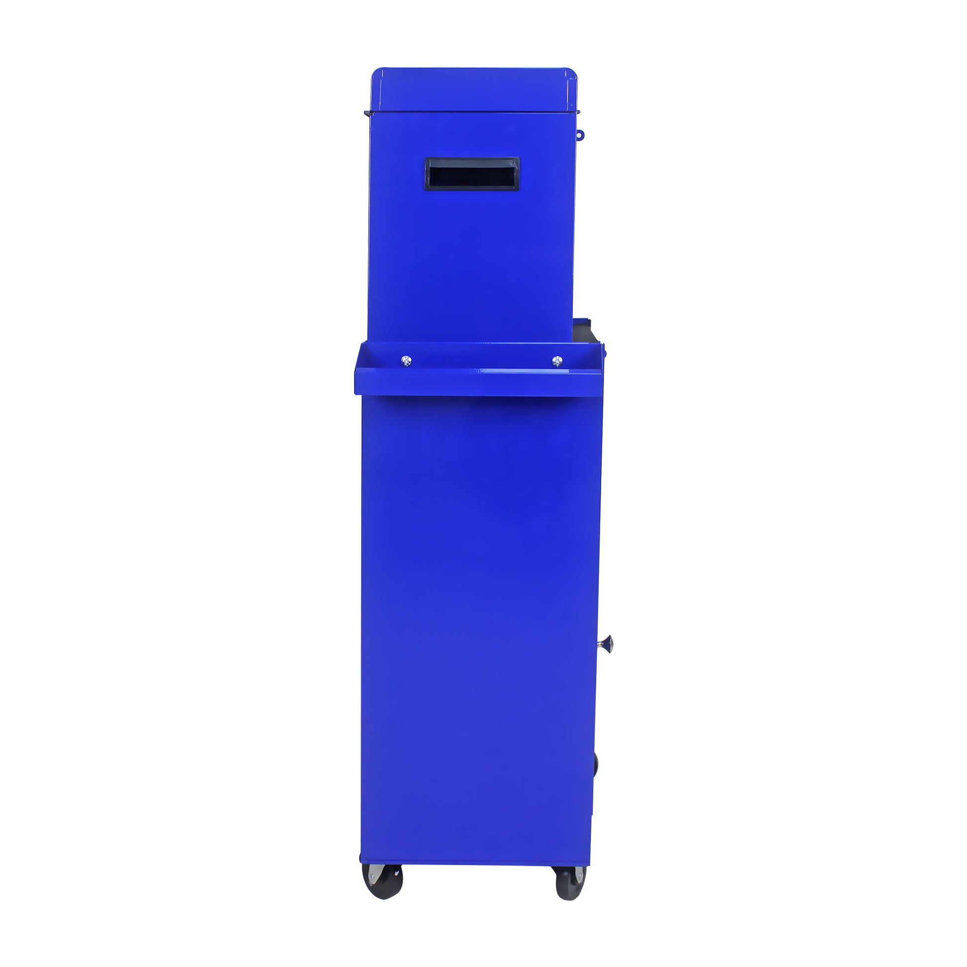 Detachable 5 Drawer Tool Chest With Bottom Cabinet And One Adjustable Shelf Blue Blue Metal