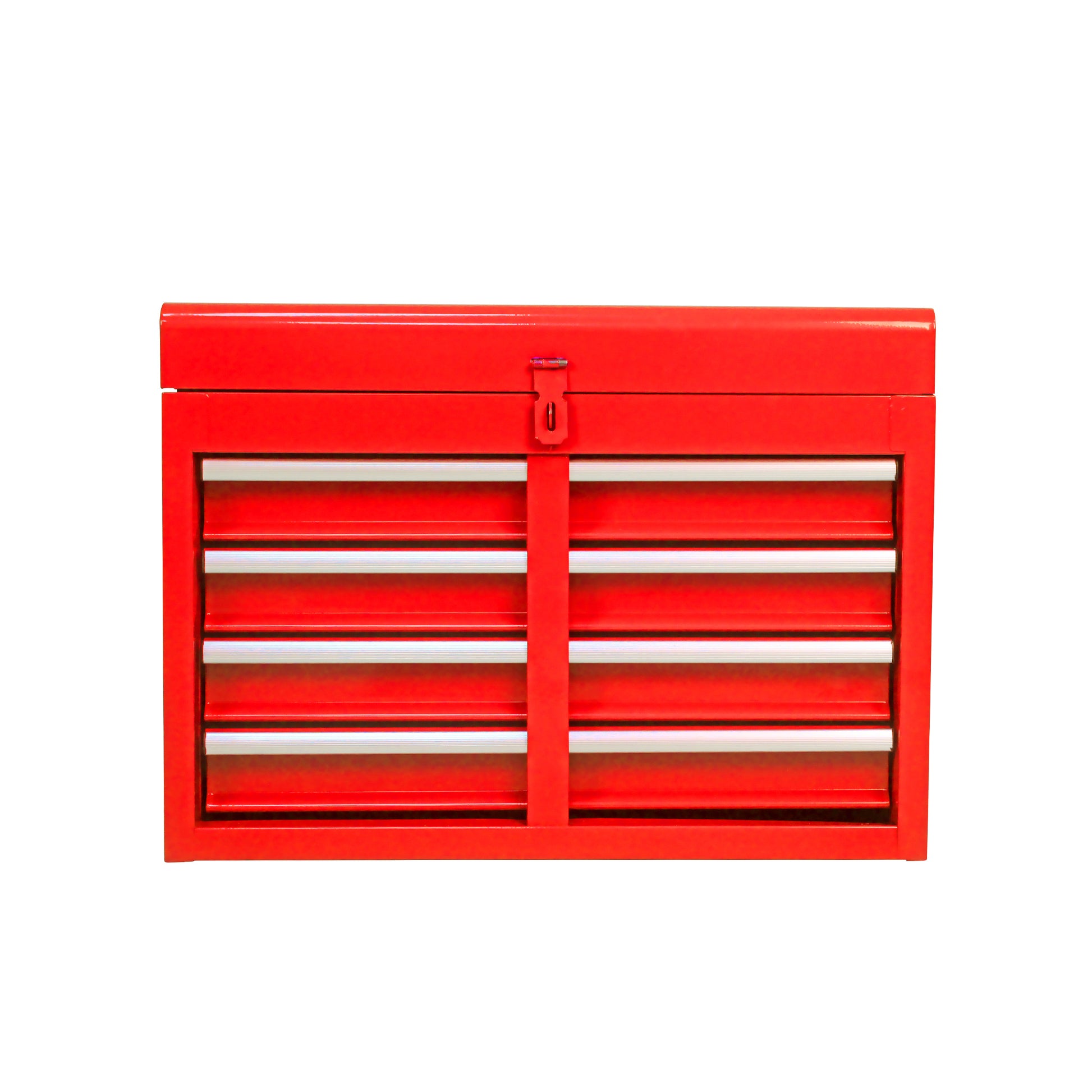 Detachable 5 Drawer Tool Chest With Bottom Cabinet And One Adjustable Shelf Red Red Metal