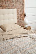 4 Piece Khaki Brushed Microfiber King Hypoallergenic Sheet Set Khaki Microfiber