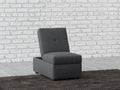 Gray Color Stylish 1Pc Storage Ottoman Convertible Chair Foam Cushioned Fabric Upholstered Solid Wood Plywood Frame Living Room Furniture Gray Wood Primary Living Space Grey Modern Rectangle With Storage Solid Wood