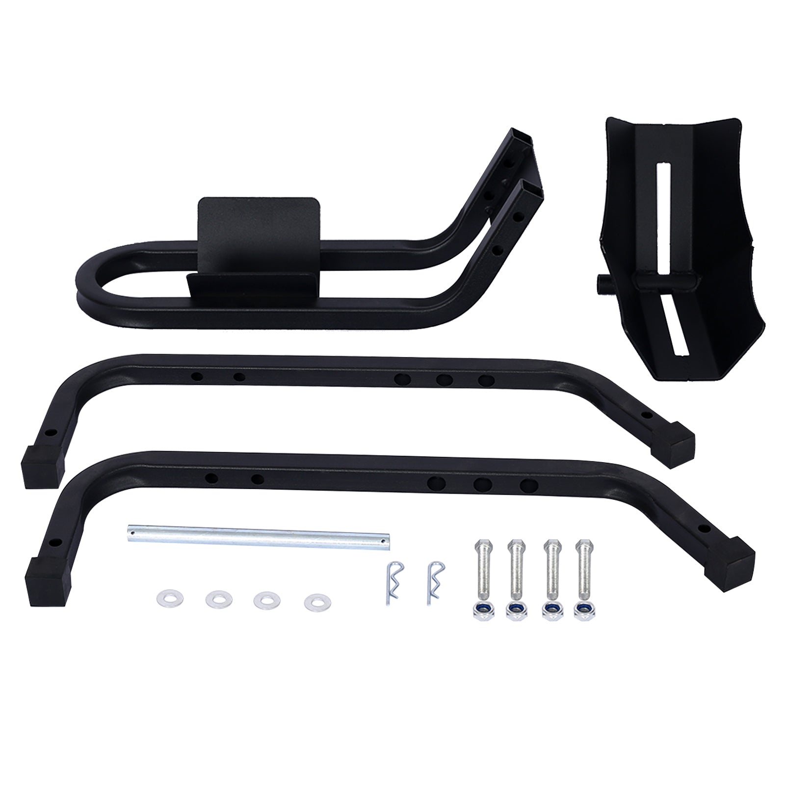 Motorcycle Front Tire Chock, 1200 Lbs Heavy Duty Wheel Stand, Black Motorbike Front Chock For 17" 21" Wheels, High Grade Steel Trailer Stand Black Steel