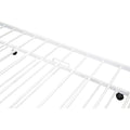 Metal House Bed With Trundle, Twin Size House Bed White White Metal