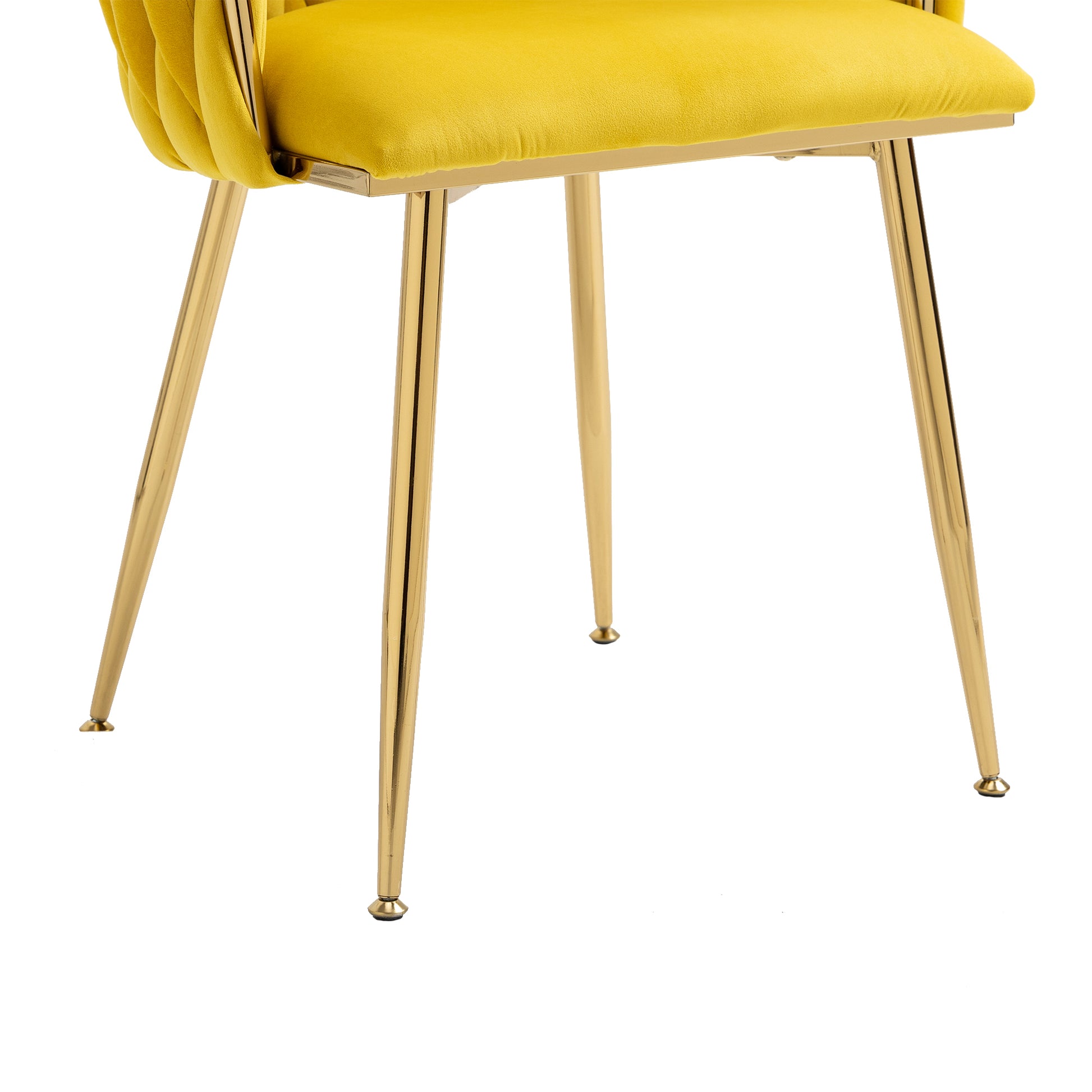 Coolmore Leisuredining Chairsaccent Chair1Pc Set Mustard Metal