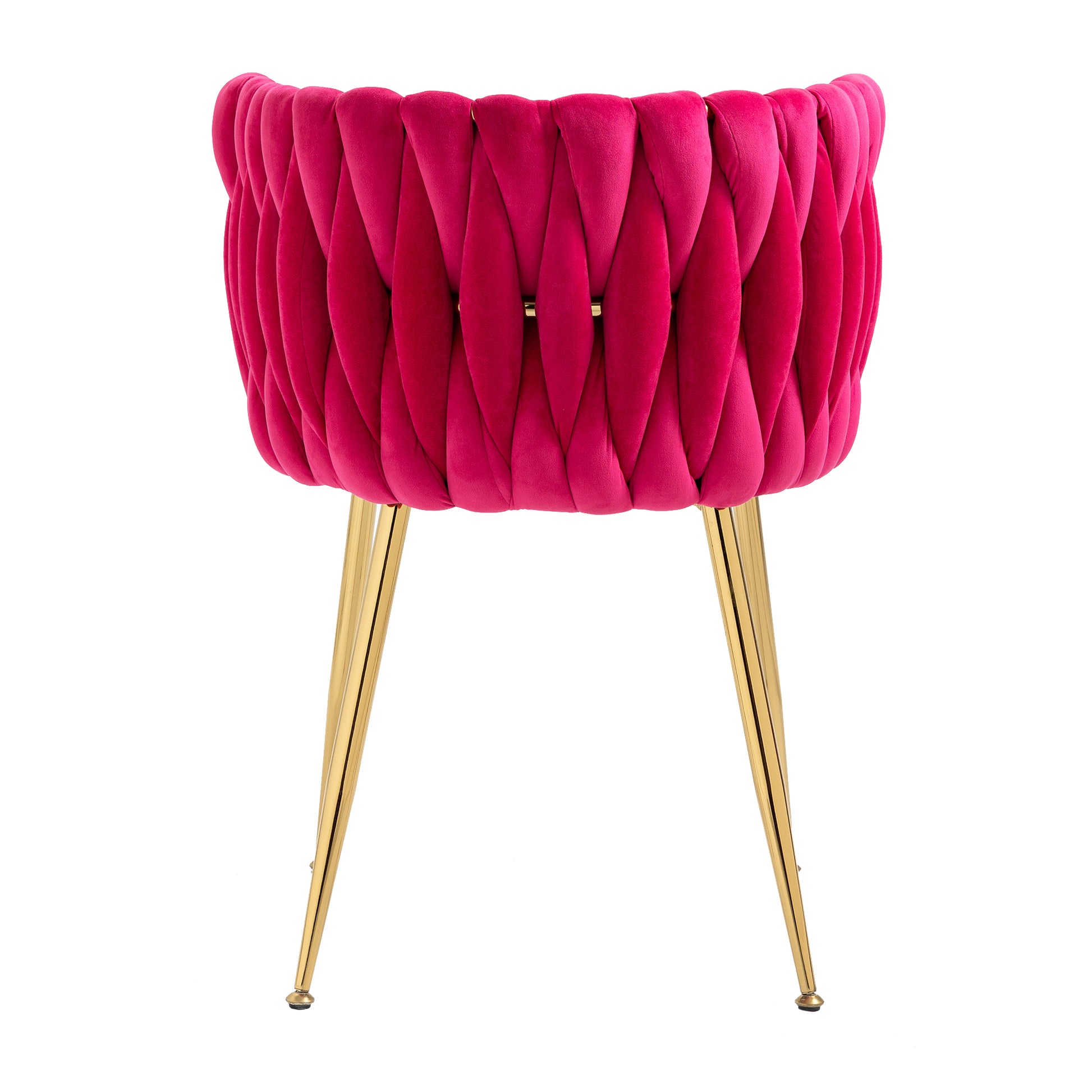 Coolmore Leisuredining Chairsaccent Chair2Pc Set Rose Red Metal