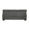 Modern Sleek Design Living Room Furniture 1Pc Sofa Dark Gray Fabric Upholstered Comfortable Plush Seating Dark Gray Primary Living Space Modern Fabric