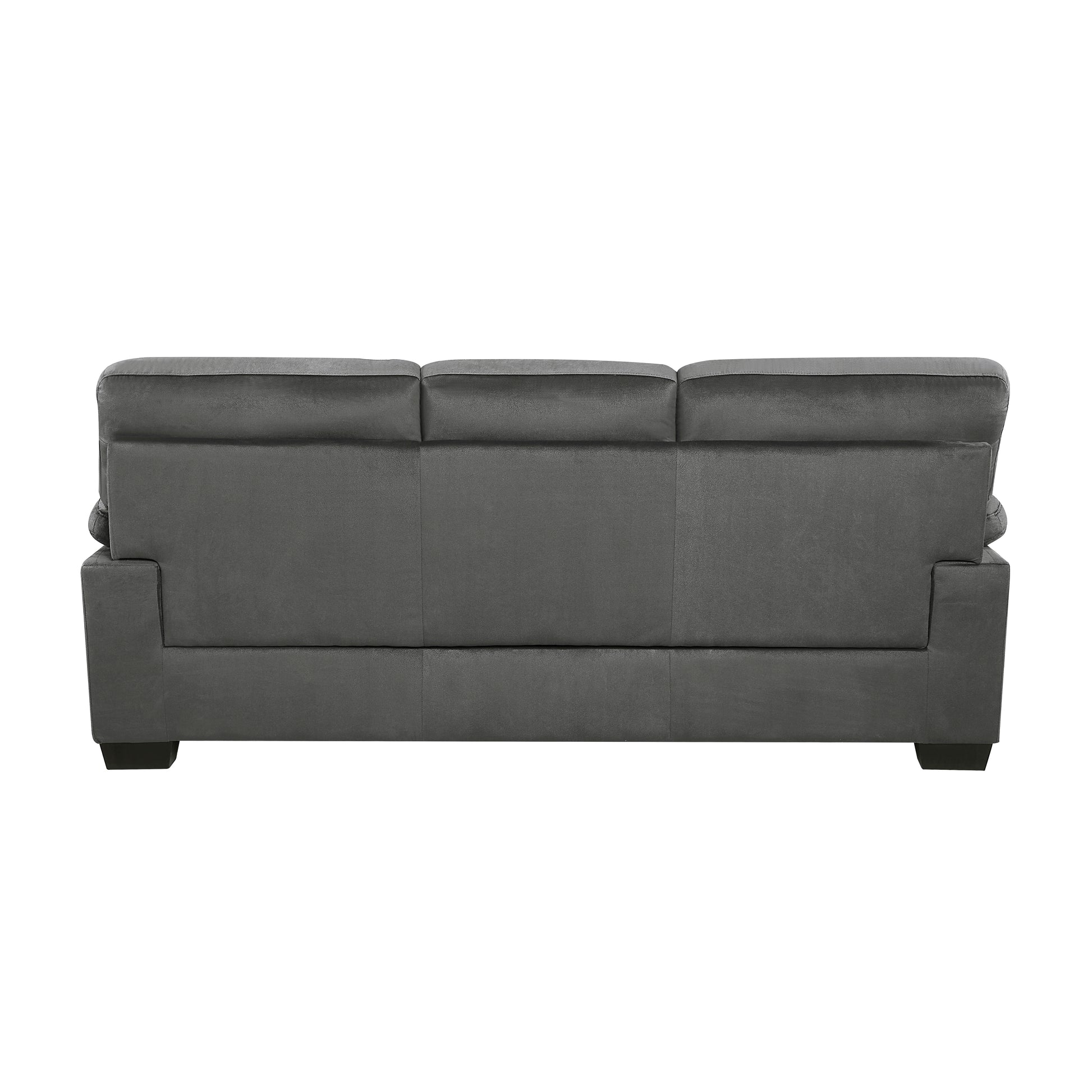 Modern Sleek Design Living Room Furniture 1Pc Sofa Dark Gray Fabric Upholstered Comfortable Plush Seating Dark Gray Primary Living Space Modern Fabric