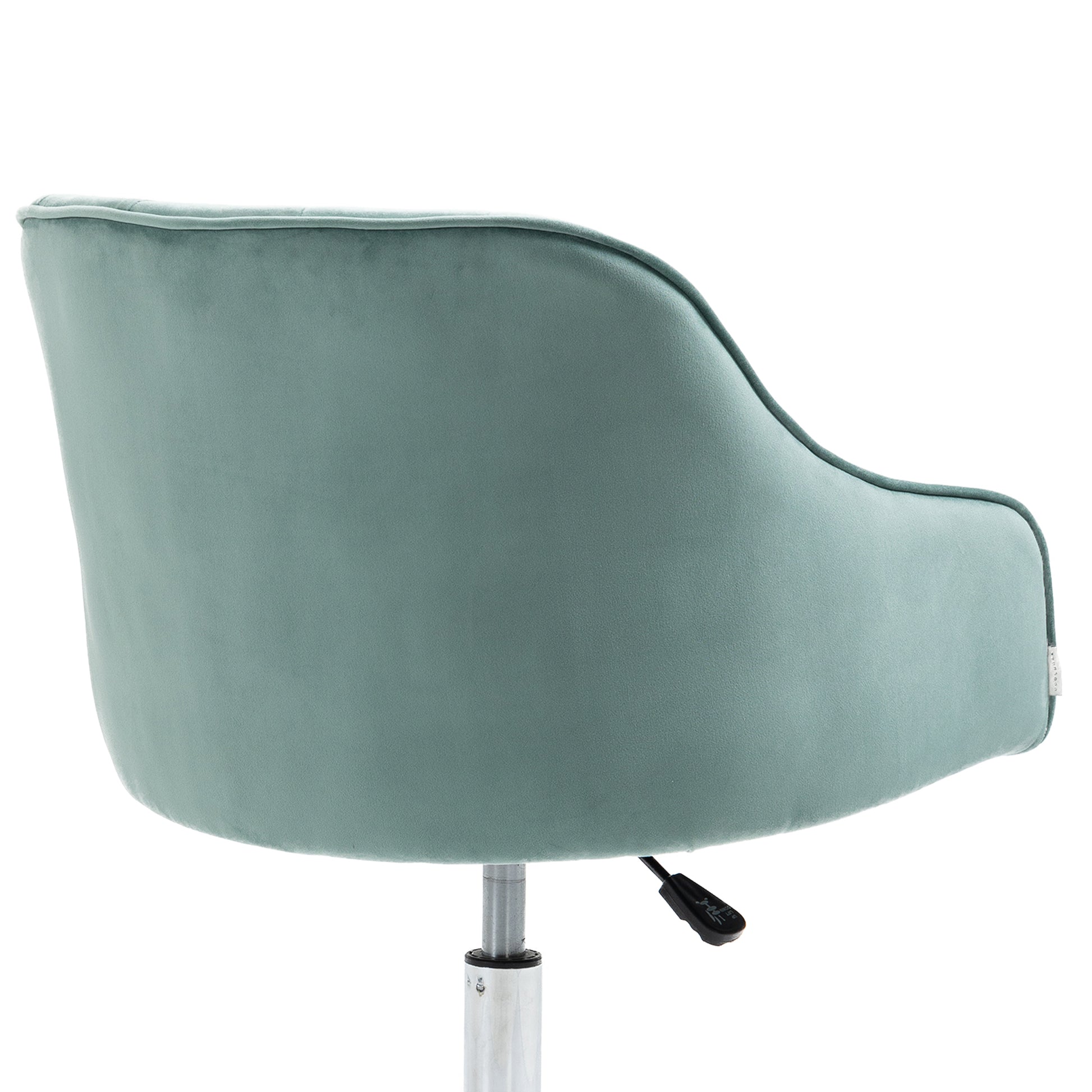 Coolmore Velvet Home Office Desk Chair, Modern Cute Computer Chair, Wheels Swivel Height Adjustable Swivel Task Chair For Home Office Mint Green Velvet Mint Green Foam Metal