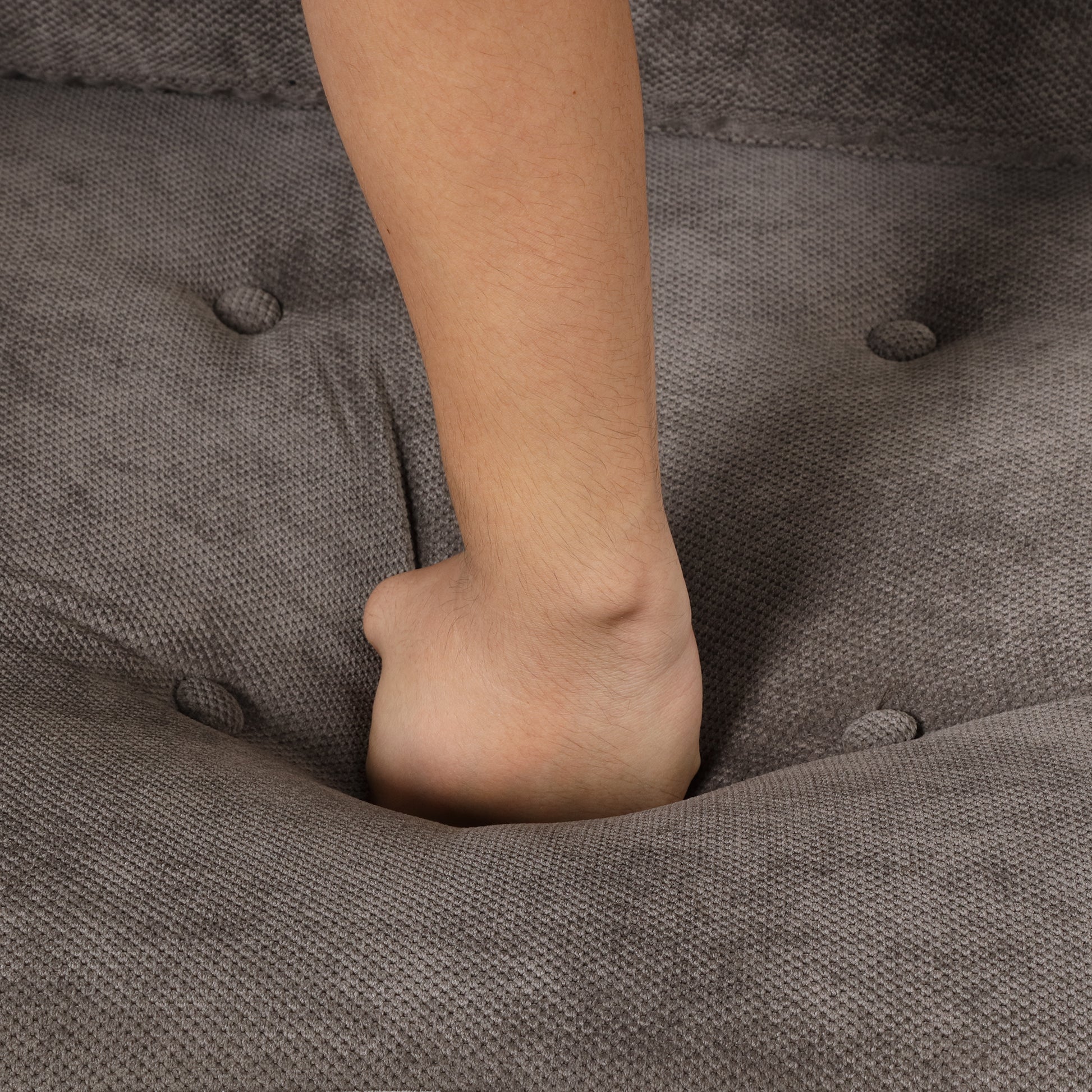 66.5" Linen Upholstered Sleeper Bedpull Out Sofa Bed Couch Attached Two Throw Pillows,Dual Usb Charging Port And Adjustable Backrest For Living Room Space,Brown Gray Brown Gray Foam Linen 2 Seat