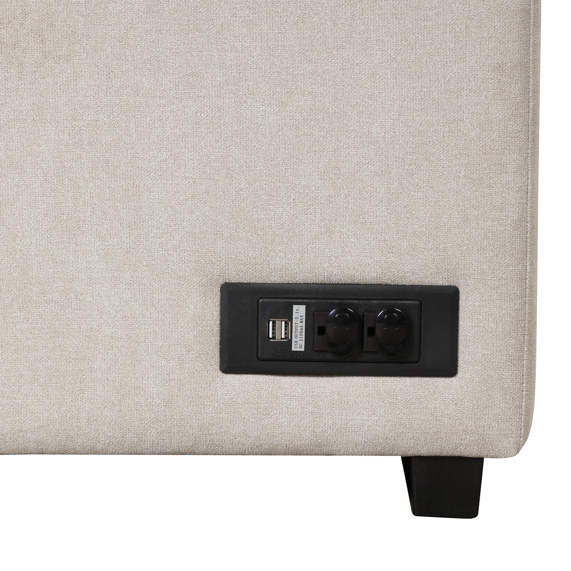 84.75" Sleeper Sofa Bed,2 In 1 Pull Out Sofa Bed L Shape Couch With Storage Ottoman For Living Room,Bedroom Couch And Small Apartment, Beige Beige Foam Linen 4 Seat