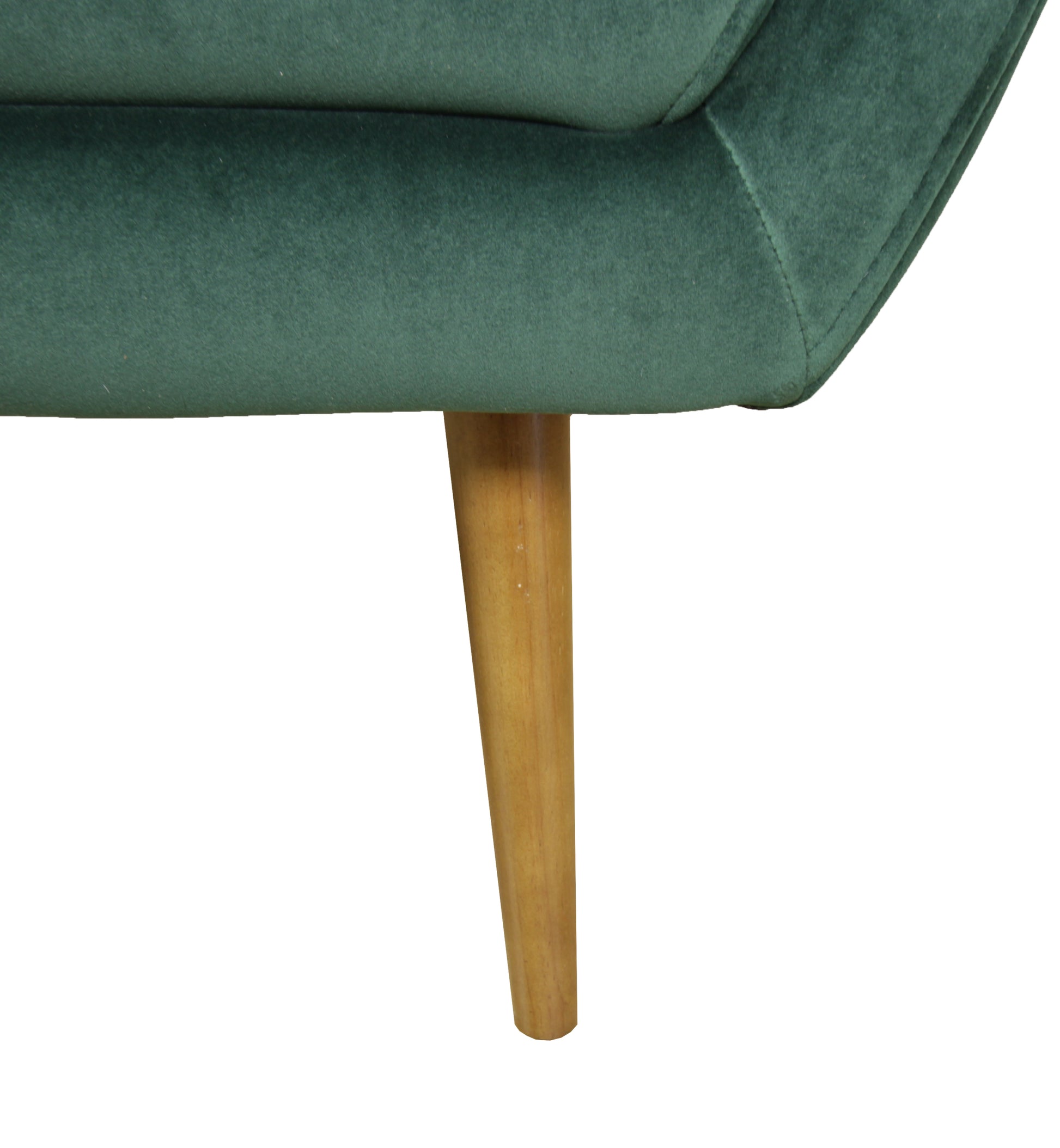 Rose Accent Chair Velvet Green Green Upholstered