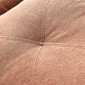Living Room Furniture Linen Fabric Faux Leather With Wood Leg 2 3 Sectional Brown Brown Foam Fabric