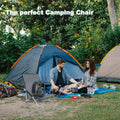 Yssoa Beach Camping Folding Adults With Carry Bag Low Profile, Lightweight, Portable Chair For Outdoor Travel, Picnic, Bbq Color: Grey , 1 Pack, Black Black Oxford Fabric