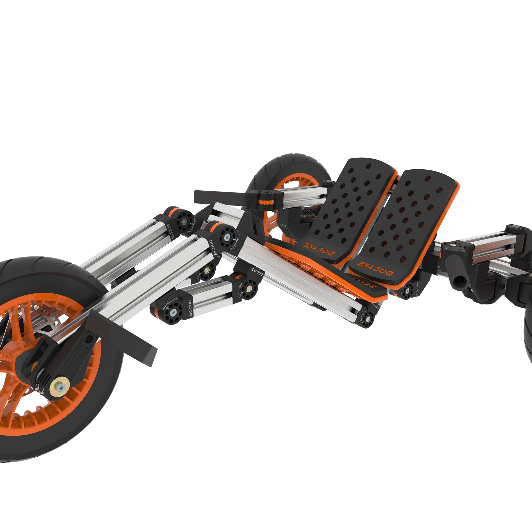 Kidrock Buildable Kit 20 In 1 Kids Go Kart Set, Suitable For 1 To 8 Years Old, Two Wheel Bike, Three Wheel Bike, Go Kart, Sit Stand Scooter, Etc. Most Popular L Kit Non Electric Silver Aluminum