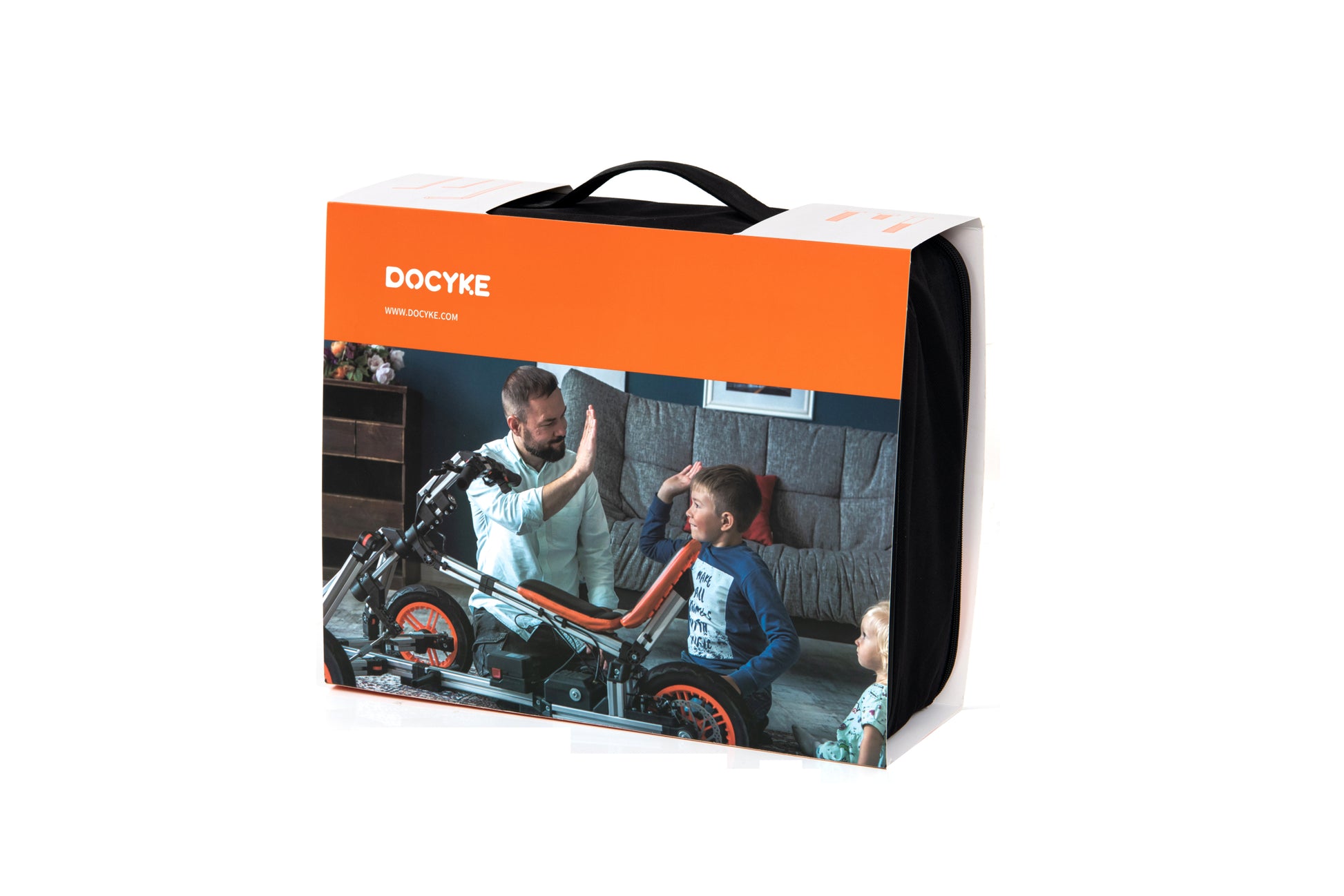 Modular Design High Strength Material Electric Innovation Kart, More Than 20 Kinds Of Assembly Methods, Suitable For Outdoor Sports, Parent Child Interaction,Promotion Plus A S Kit Orange Abs Steel Q235