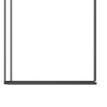 60 In. W X 76 In. Hsliding Frameless Shower Door In Matte Black With Clear Glass Matt Black Glass