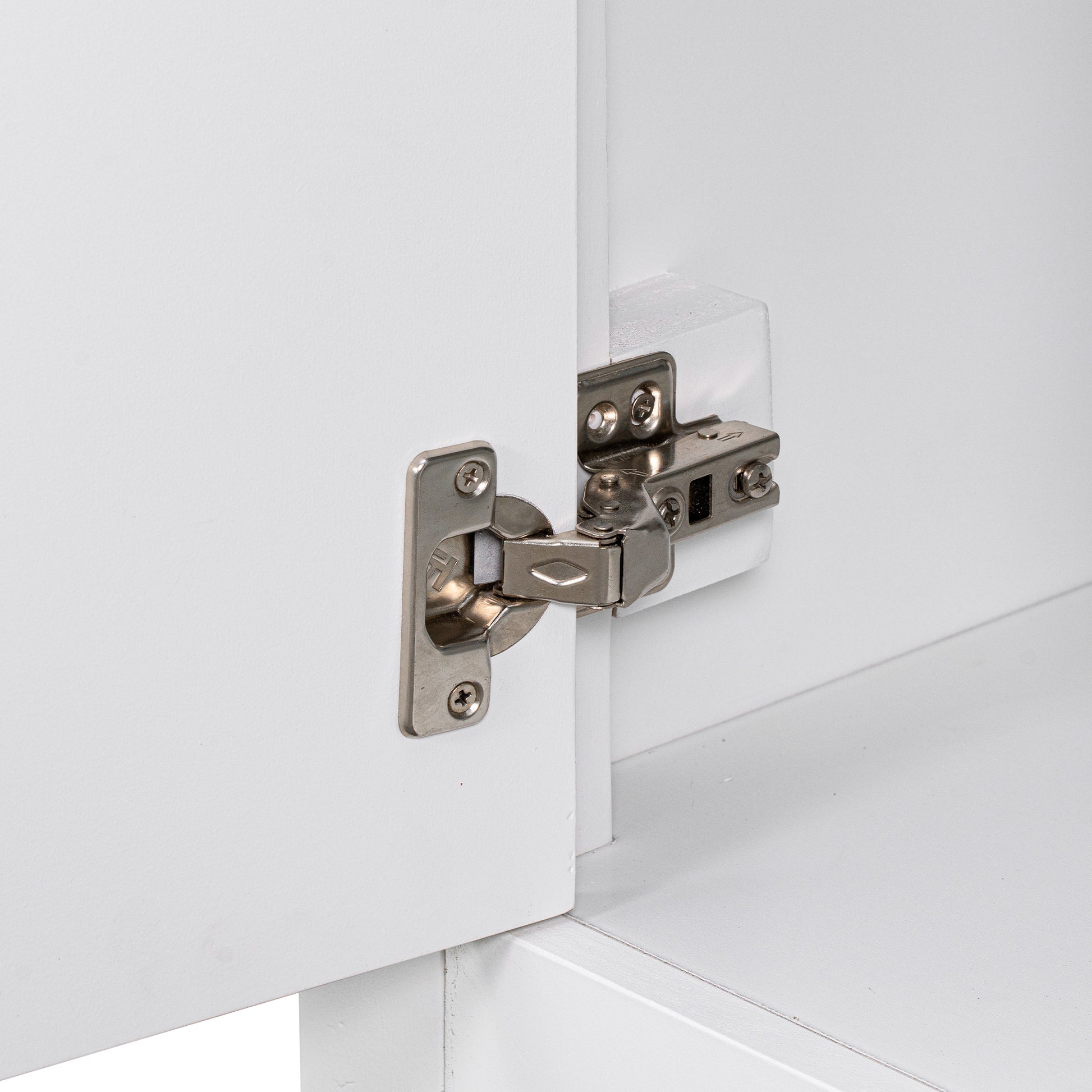 36" Bathroom Vanity With Sink Combo, White Bathroom Cabinet With Drawers, Solid Frame And Mdf Board Old Sku:Jl000007Aak White Solid Wood Mdf