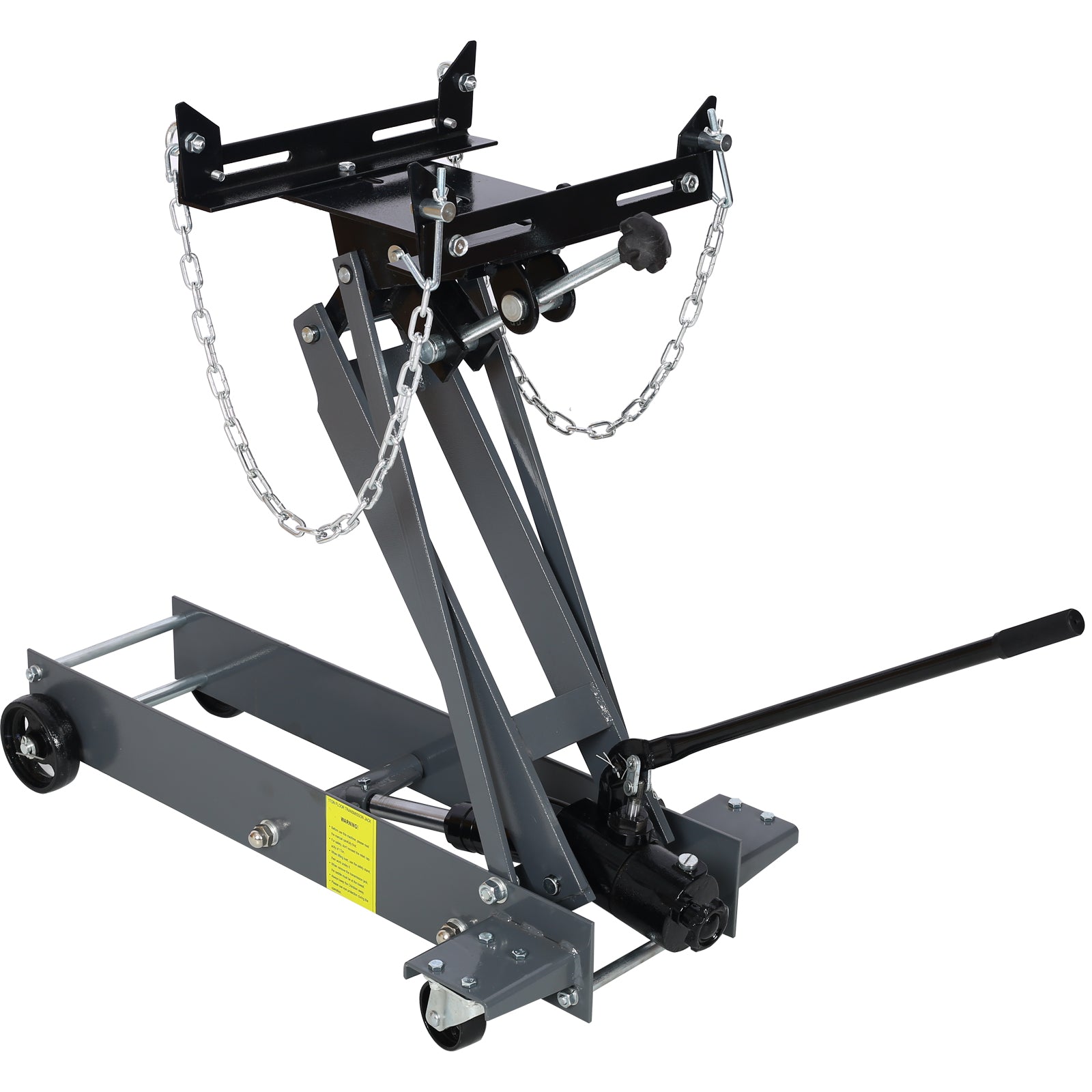 Hydraulic Transmission Service Jack,Flloor Jack 1 Ton Capacity 2200Lb,Low Profile Light Gray Steel