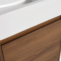 18 Inch Freestanding Bathroom Vanity With Single Sink, Soft Closing Doors, Suitable For Small Bathrooms Bvb03118Bre Brown Ebony 1 Bathroom Freestanding Plywood