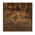 Nesting Coffee Table Set Of 2, Square Modern Stacking Table With Wood Finish For Living Room,Rustic Brown Rustic Brown Mdf