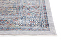 Chevak Natural Blue Rust Area Rug 4X6 Natural Polyester