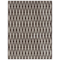 Mesilla Ivory Brown Area Rug 5X8 Ivory Viscose