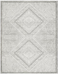 Benzara Gray Viscose Area Rug 8X10 Gray Viscose