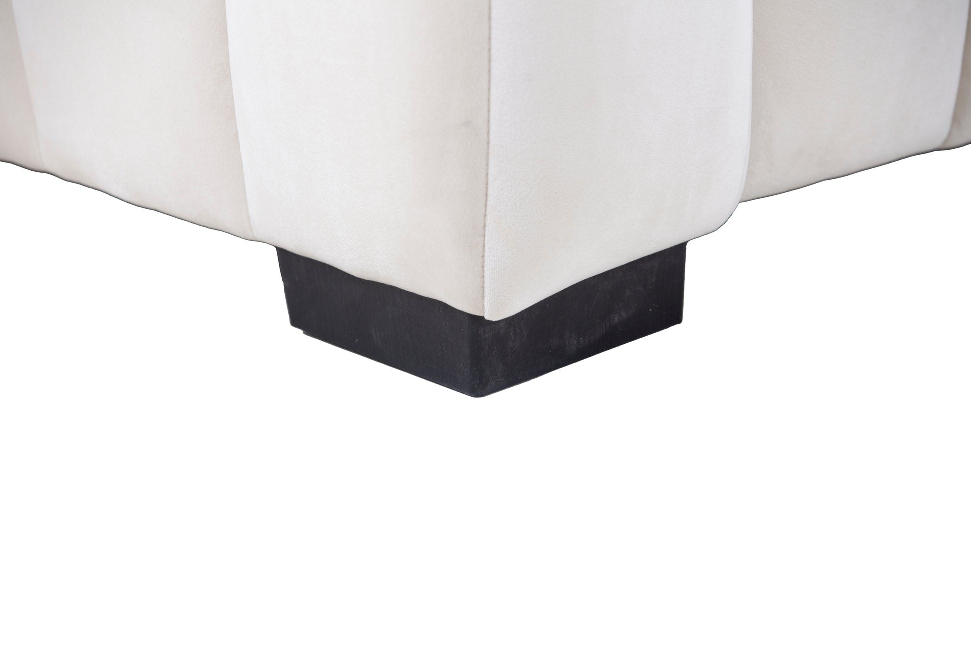 L Shape Sectional Sofa With Deep Tufted Velvet Upholstered Right Chaise Modular Sofa Beige Beige Fabric