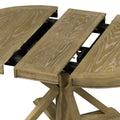 Retro Functional Extendable Dining Table With A 12