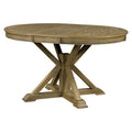 Retro Functional Extendable Dining Table With A 12