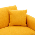 Coolmore Velvet Sofaaccent Sofa .Seat Sofa With Metal Feet Mustand Teddy Polyester