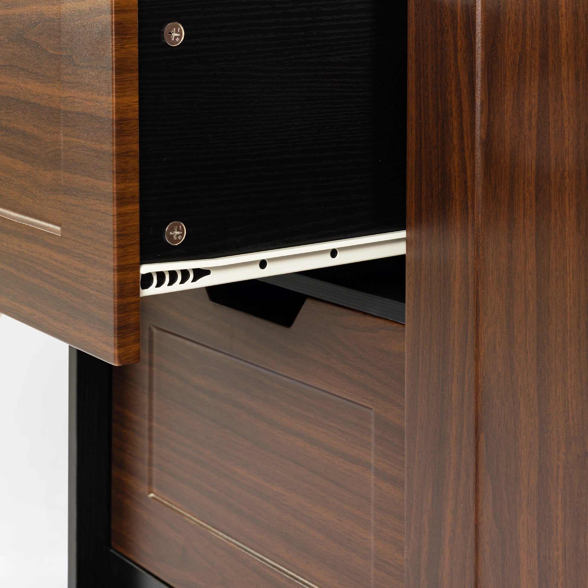 71 Inch Closets,Large Closetslaundry Cabinets,Plastic Suction Process,Farmslide Barndoors,Saveopenspace,Brand Hardware,Silent Slide,Can Be Used For The Bedroom,Cloakroom,Livingroom,Color:Black Brown 5 Or More Spaces Black Brown Brown Drawers Included