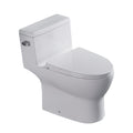 Ceramic One Piece Toilet,Single Flush With Soft Clsoing Seat White Ceramic