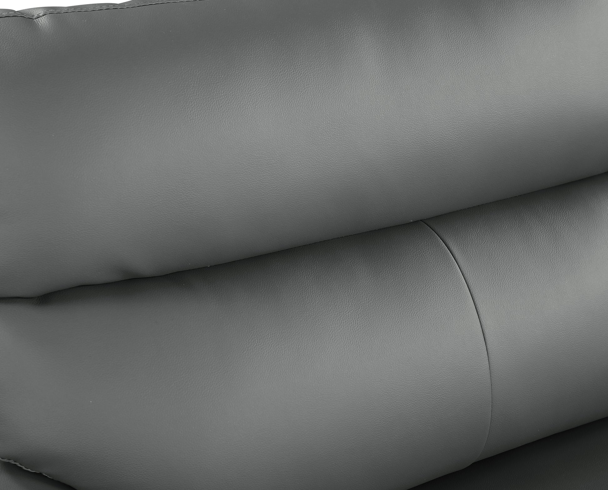 Genuine Leather Chair Gray Foam Leather