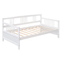 Modern Solid Wood Daybed, Multifunctional, Twin Size, White Previous Sku: Wf191899Aak White Solid Wood