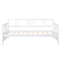 Modern Solid Wood Daybed, Multifunctional, Twin Size, White Previous Sku: Wf191899Aak White Solid Wood