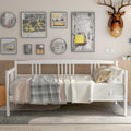 Modern Solid Wood Daybed, Multifunctional, Twin Size, White Previous Sku: Wf191899Aak White Solid Wood