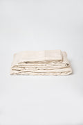5 Piece Cream Bamboo Split Queen Hypoallergenic Sheet Set Cream Bamboo
