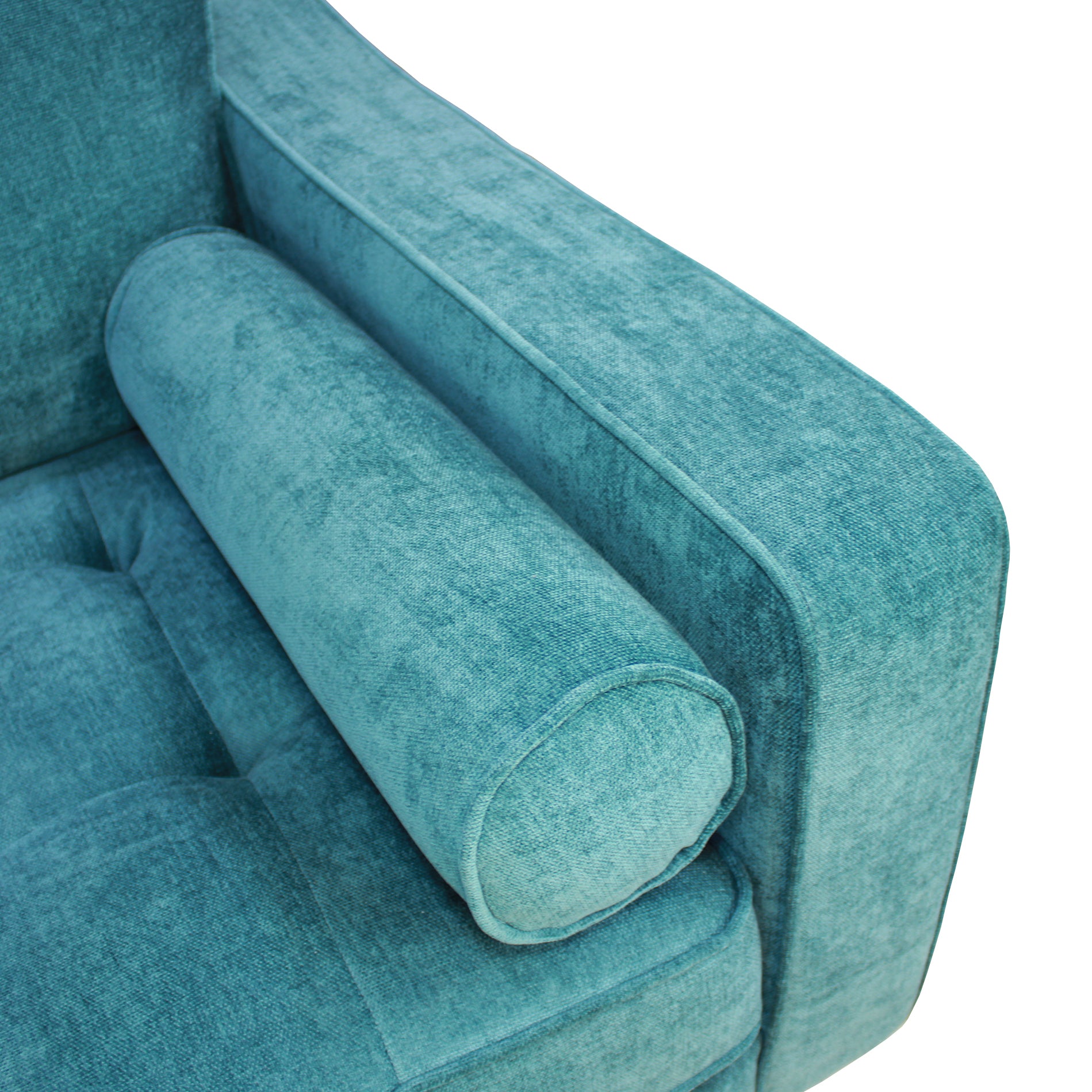 Anderson Chair Turquoise Green Upholstered
